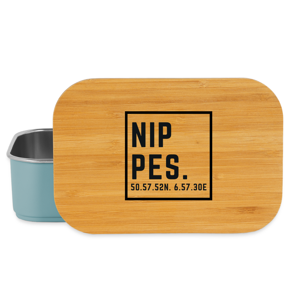 Nippes Koordinaten (Druck) - Lunch Box - Hellblau
