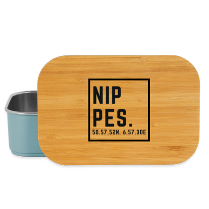 Nippes Koordinaten (Druck) - Lunch Box - Hellblau