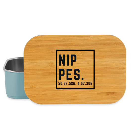 Nippes Koordinaten (Druck) - Lunch Box - Hellblau