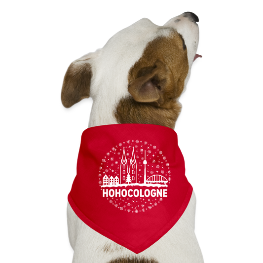 HoHoCologne (Druck) - Hunde-Bandana - Rot