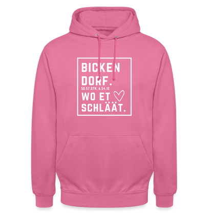 Bickendorf Hätz Druck - Unisex Hoodie - Pink
