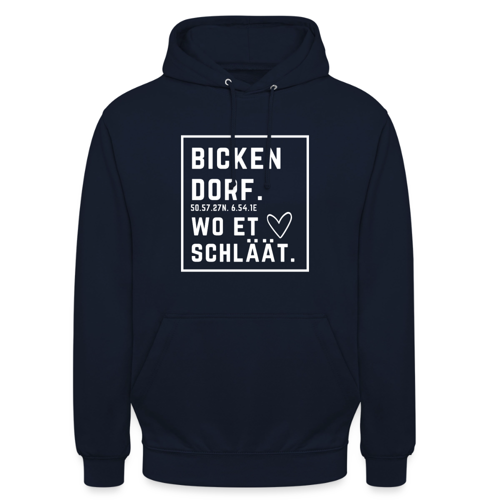 Bickendorf Hätz Druck - Unisex Hoodie - Navy