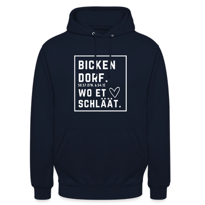 Bickendorf Hätz Druck - Unisex Hoodie - Navy