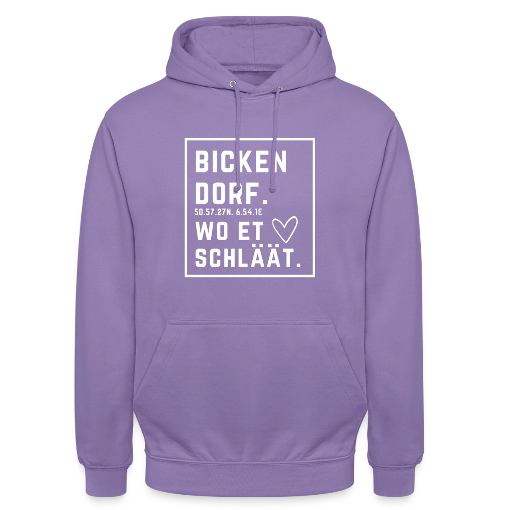 Bickendorf Hätz Druck - Unisex Hoodie - Lavendel