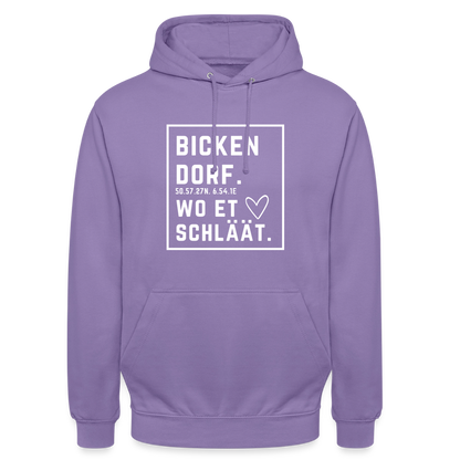 Bickendorf Hätz Druck - Unisex Hoodie - Lavendel