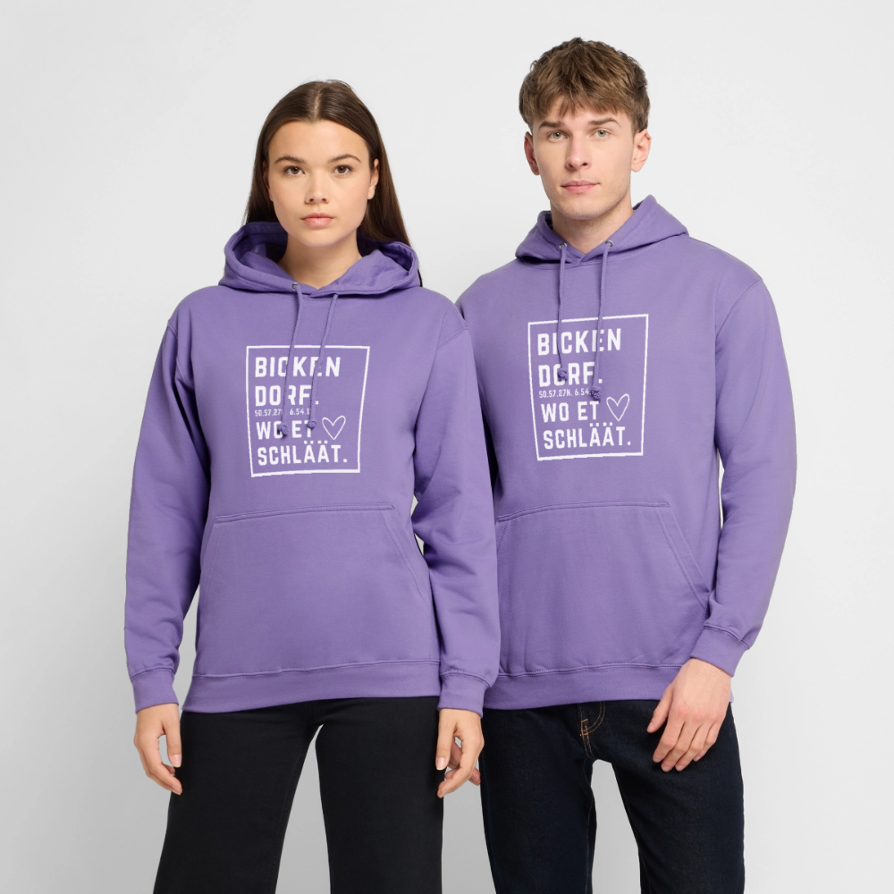 Bickendorf Hätz Druck - Unisex Hoodie - Lavendel