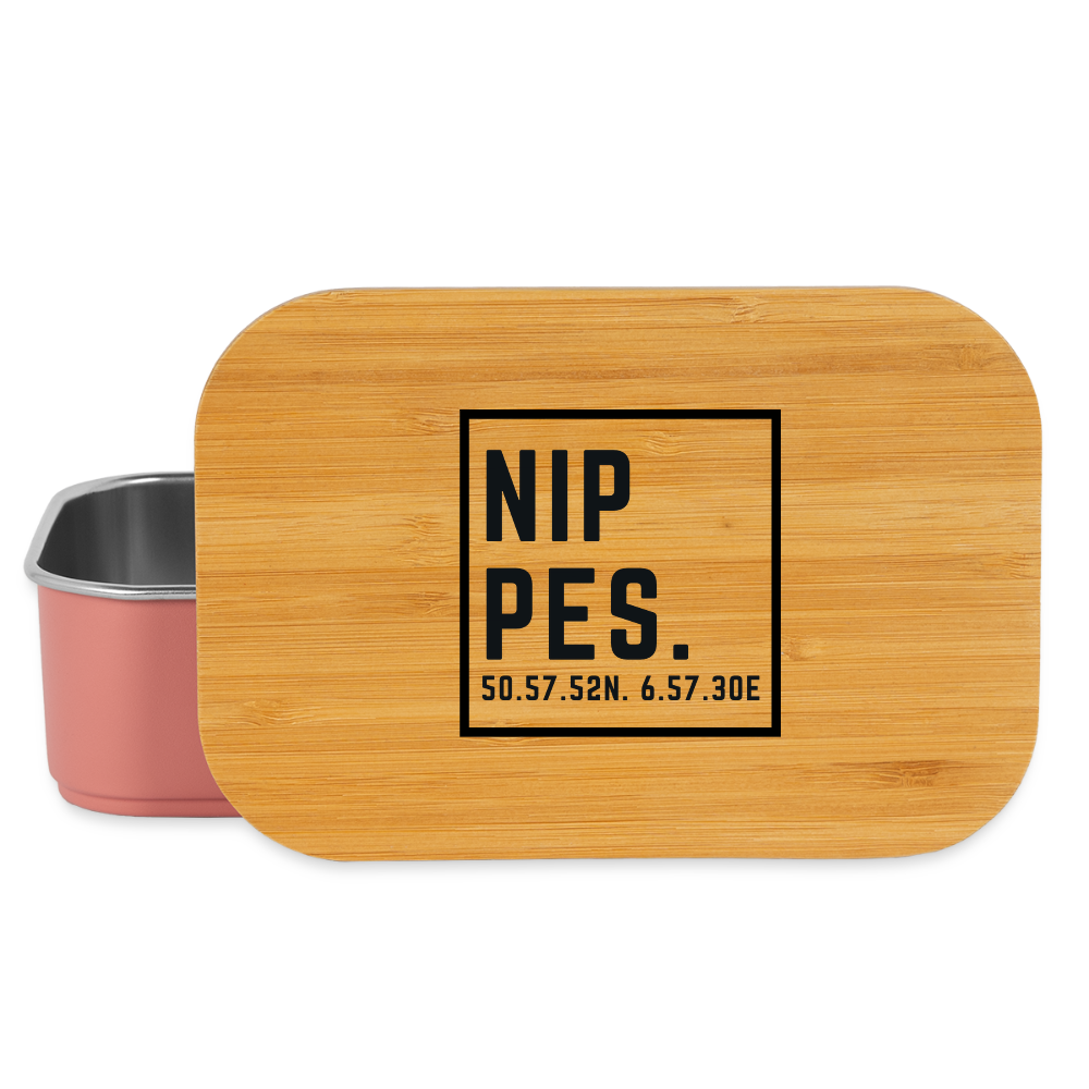 Nippes Koordinaten (Druck) - Lunch Box - Hellrosa