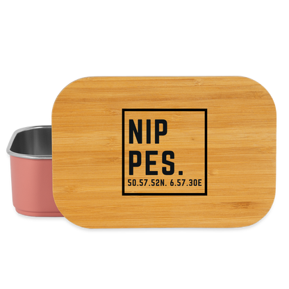 Nippes Koordinaten (Druck) - Lunch Box - Hellrosa