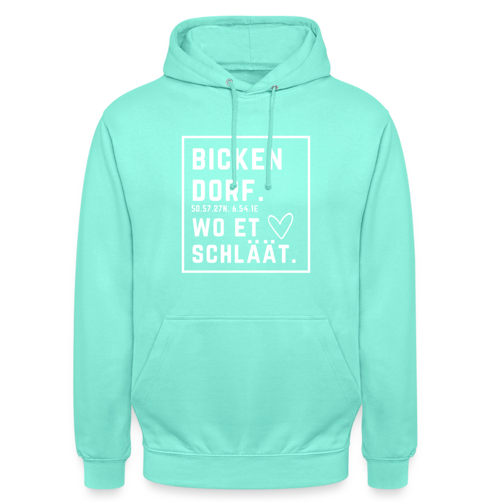 Bickendorf Hätz Druck - Unisex Hoodie - Mint