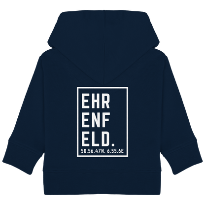 Ehrenfeld Koordinaten (großer Druck auf dem Rücken) - Baby Organic Hoodie