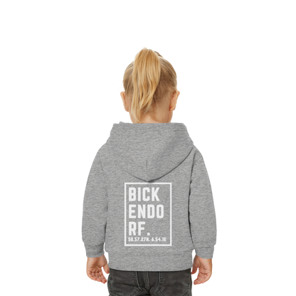 Bickendorf Koordinaten (großer Druck auf dem Rücken) - Baby Organic Hoodie