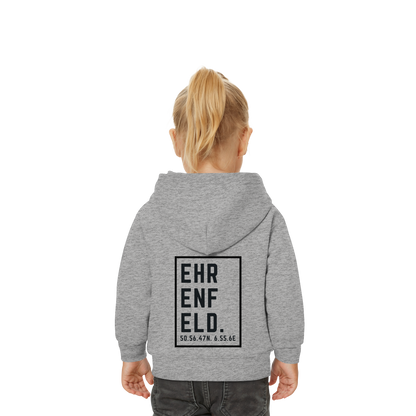 Ehrenfeld Koordinaten (großer Druck auf dem Rücken) - Baby Organic Hoodie