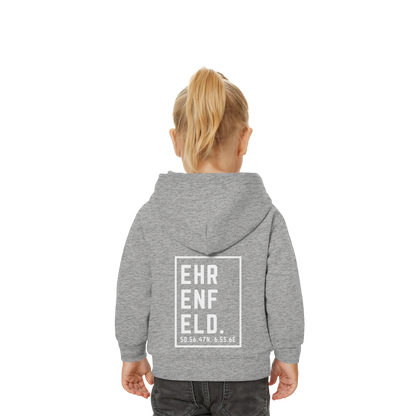 Ehrenfeld Koordinaten (großer Druck auf dem Rücken) - Baby Organic Hoodie
