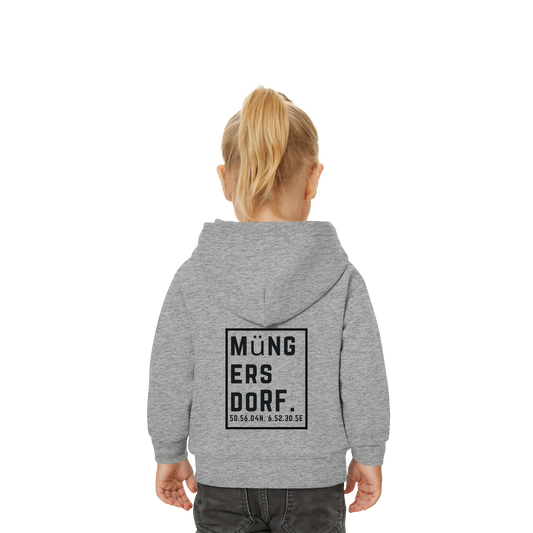 Müngersdorf Koordinaten (großer Druck auf dem Rücken) - Baby Organic Hoodie