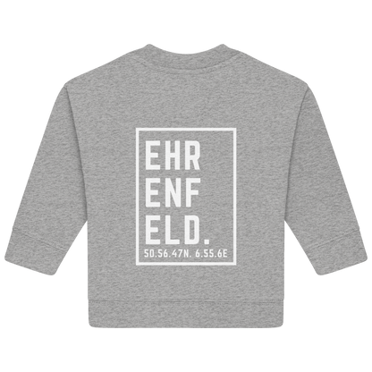 Ehrenfeld Koordinaten (großer Druck auf dem Rücken) - Baby Organic Sweatshirt