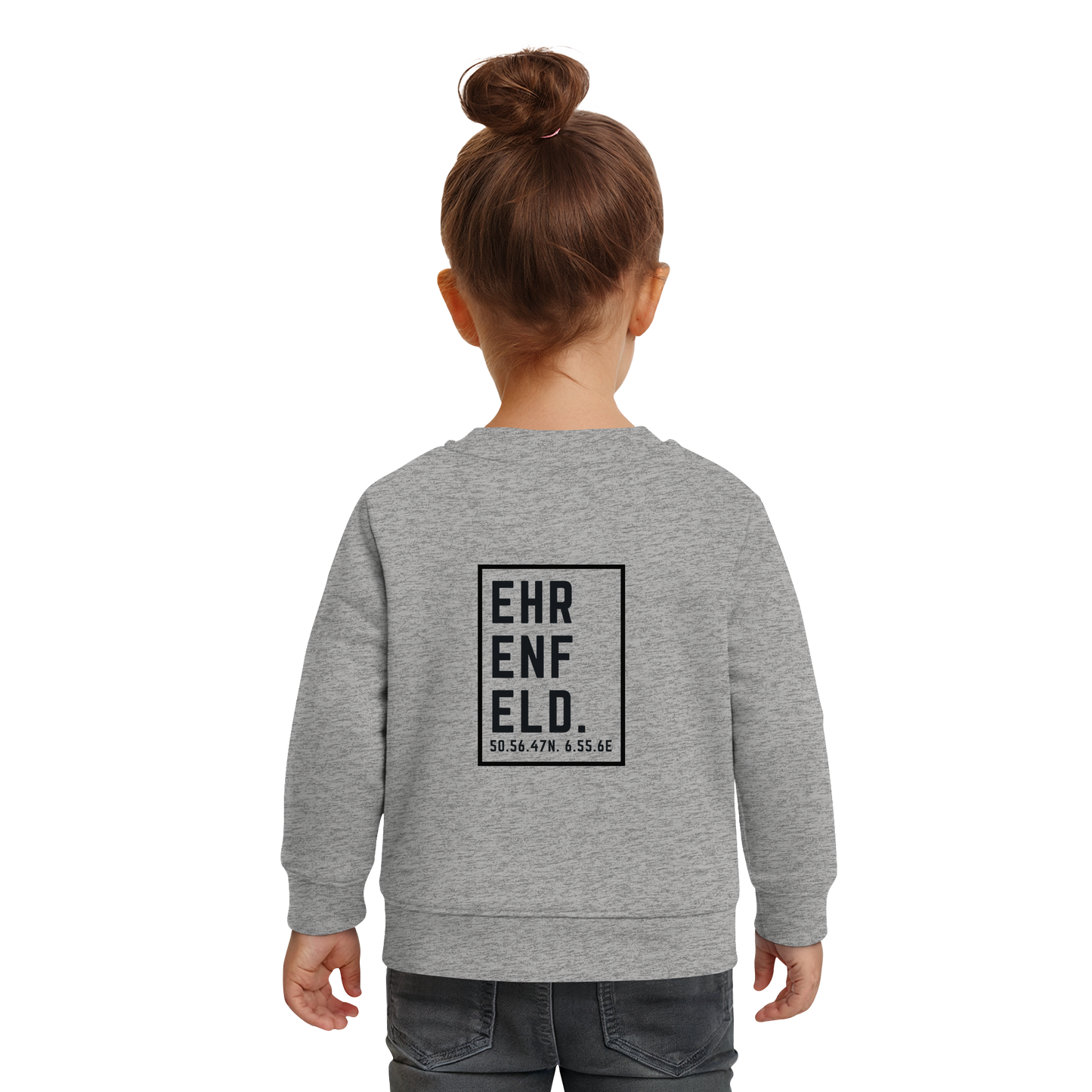 Ehrenfeld Koordinaten (großer Druck auf dem Rücken) - Baby Organic Sweatshirt