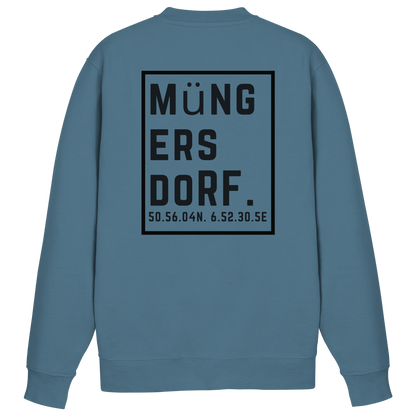 Müngersdorf Koordinaten (großer Druck auf dem Rücken) - Basic Sweatshirt