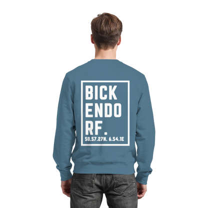 Bickendorf Koordinaten (großer Druck auf dem Rücken) - Basic Sweatshirt
