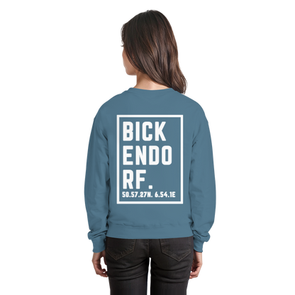 Bickendorf Koordinaten (großer Druck auf dem Rücken) - Basic Sweatshirt