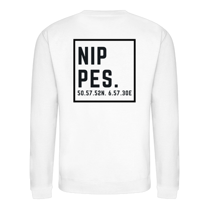 Nippes Koordinaten (großer Druck auf dem Rücken) - Basic Sweatshirt