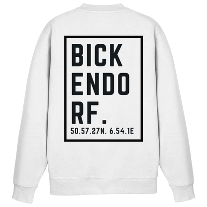 Bickendorf Koordinaten (großer Druck auf dem Rücken) - Basic Sweatshirt