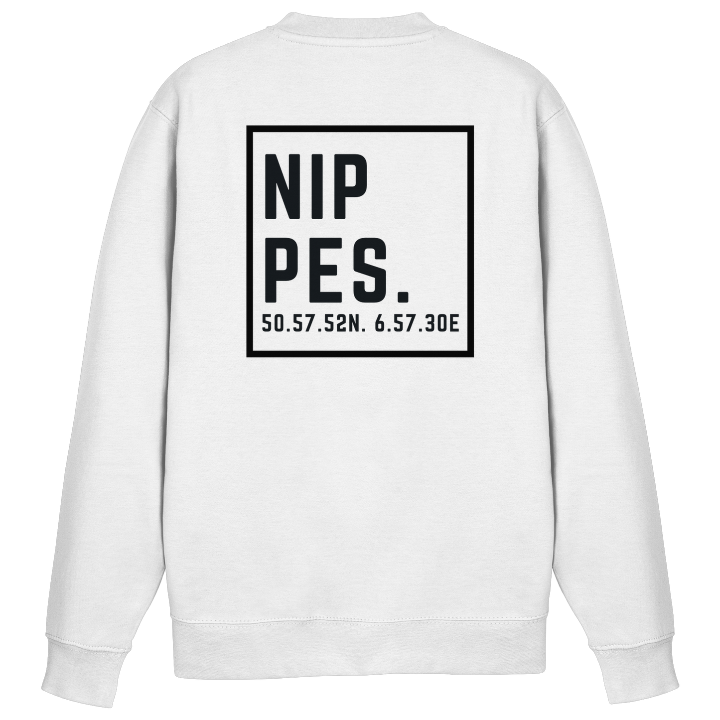 Nippes Koordinaten (großer Druck auf dem Rücken) - Basic Sweatshirt