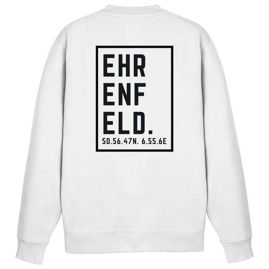 Ehrenfeld Koordinaten (großer Druck auf dem Rücken) - Basic Sweatshirt