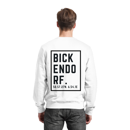 Bickendorf Koordinaten (großer Druck auf dem Rücken) - Basic Sweatshirt
