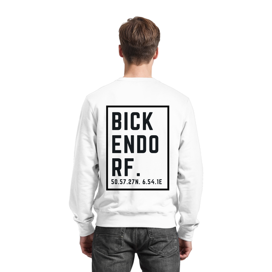Bickendorf Koordinaten (großer Druck auf dem Rücken) - Basic Sweatshirt