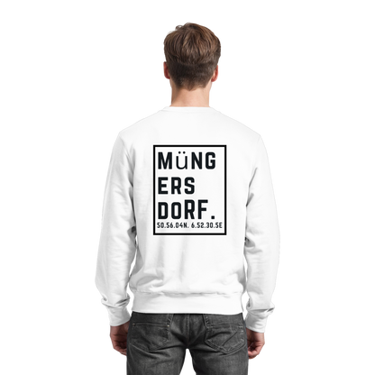 Müngersdorf Koordinaten (großer Druck auf dem Rücken) - Basic Sweatshirt