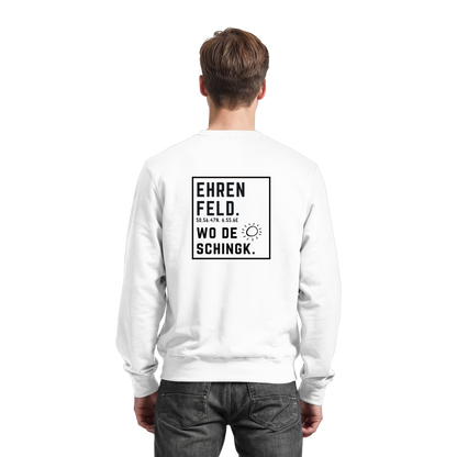 Wo de Sonn schingk - Ehrenfeld Druck Rücken - Basic Sweatshirt