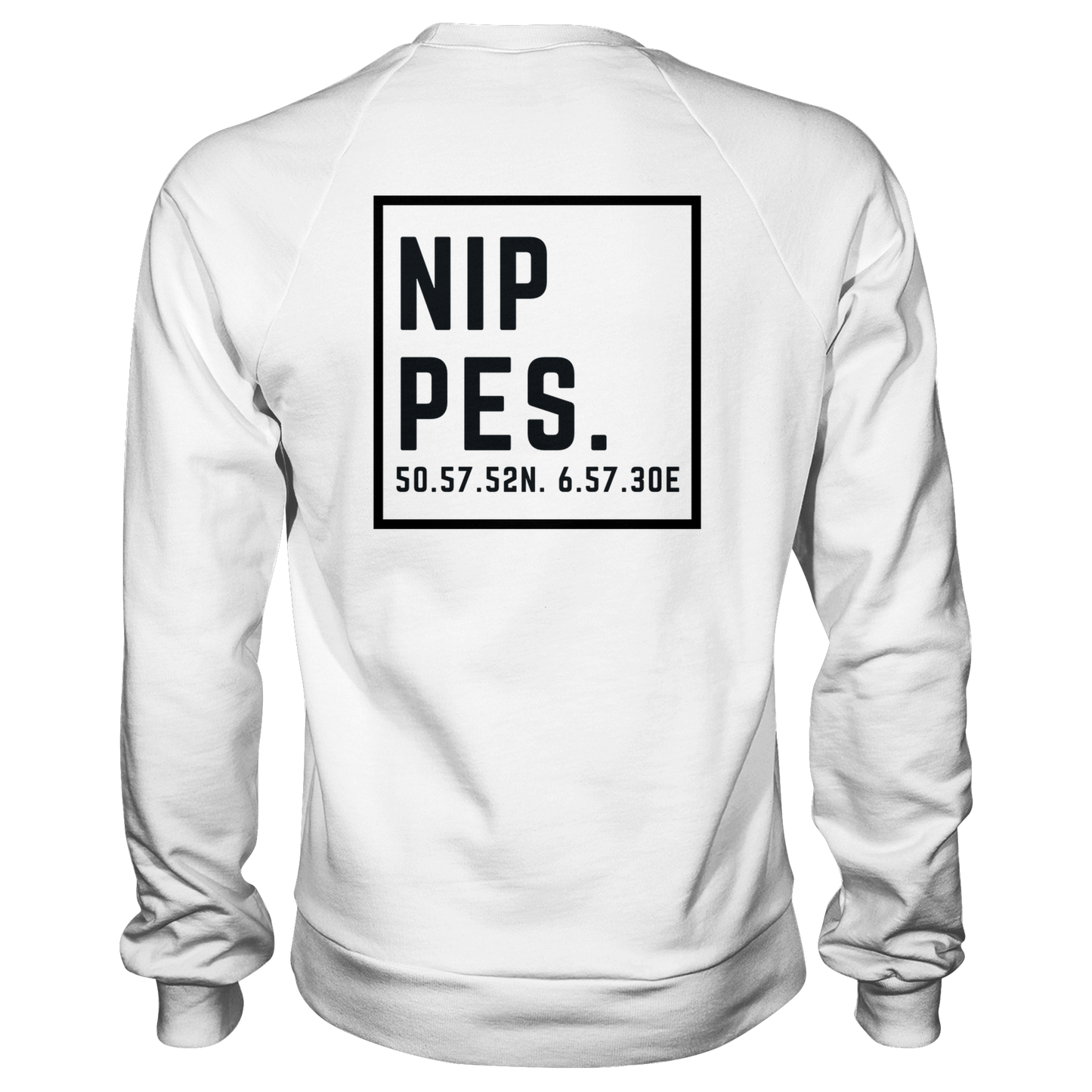 Nippes Koordinaten (großer Druck auf dem Rücken) - Basic Sweatshirt