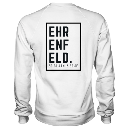Ehrenfeld Koordinaten (großer Druck auf dem Rücken) - Basic Sweatshirt