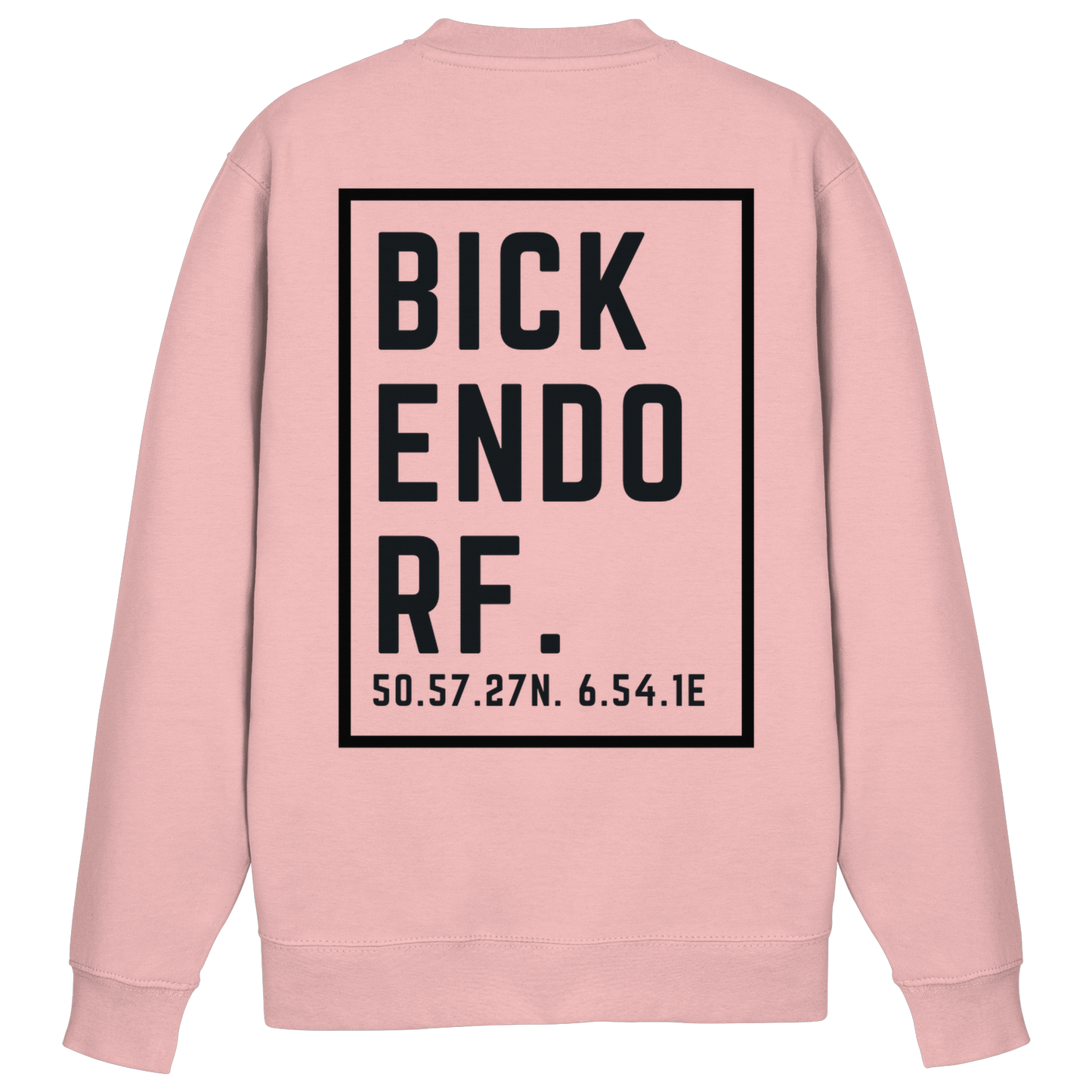 Bickendorf Koordinaten (großer Druck auf dem Rücken) - Basic Sweatshirt
