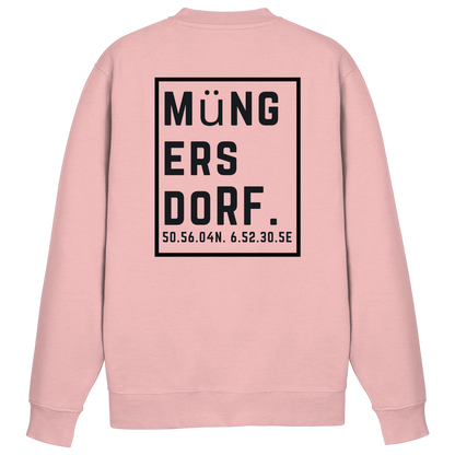 Müngersdorf Koordinaten (großer Druck auf dem Rücken) - Basic Sweatshirt