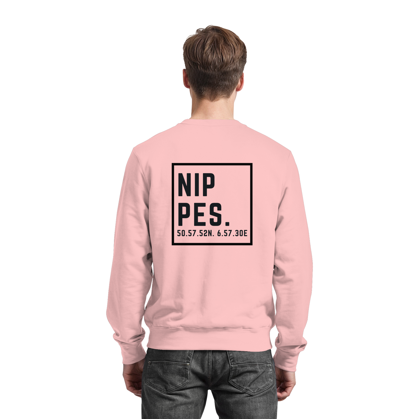 Nippes Koordinaten (großer Druck auf dem Rücken) - Basic Sweatshirt