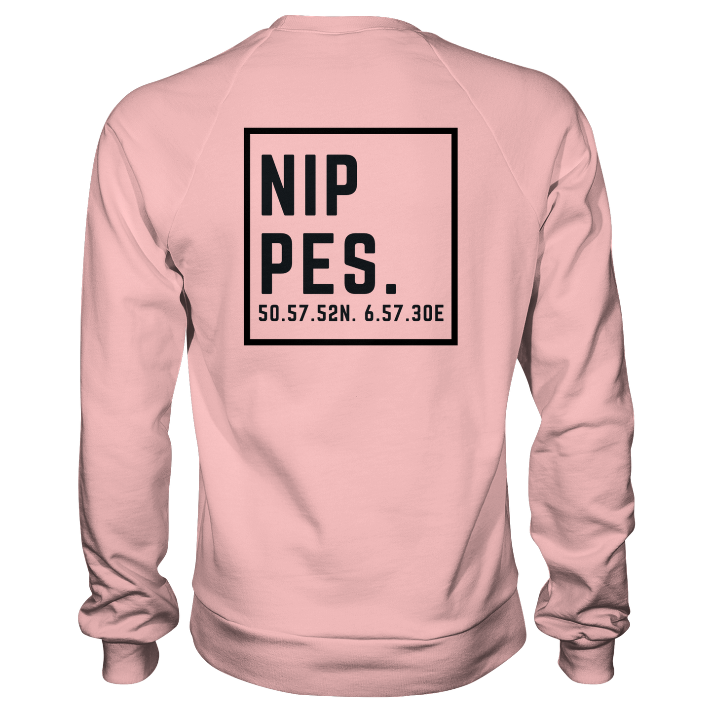 Nippes Koordinaten (großer Druck auf dem Rücken) - Basic Sweatshirt