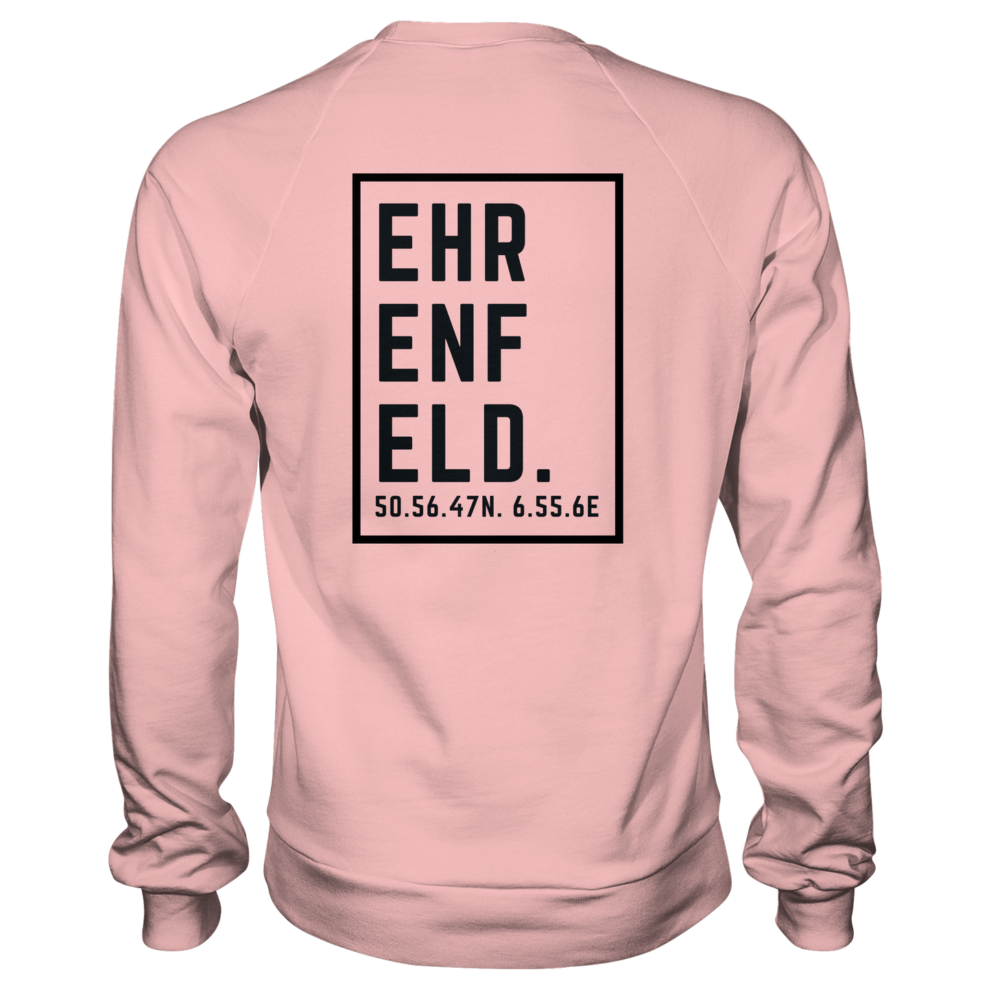 Ehrenfeld Koordinaten (großer Druck auf dem Rücken) - Basic Sweatshirt