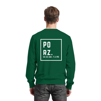 Porz Koordinaten (großer Druck Rücken) - Basic Sweatshirt