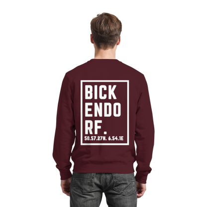 Bickendorf Koordinaten (großer Druck auf dem Rücken) - Basic Sweatshirt