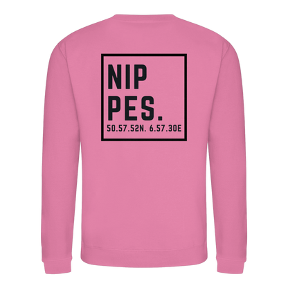 Nippes Koordinaten (großer Druck auf dem Rücken) - Basic Sweatshirt