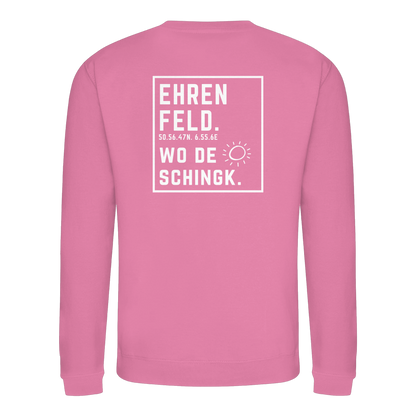 Wo de Sonn schingk - Ehrenfeld Druck Rücken  - Basic Sweatshirt