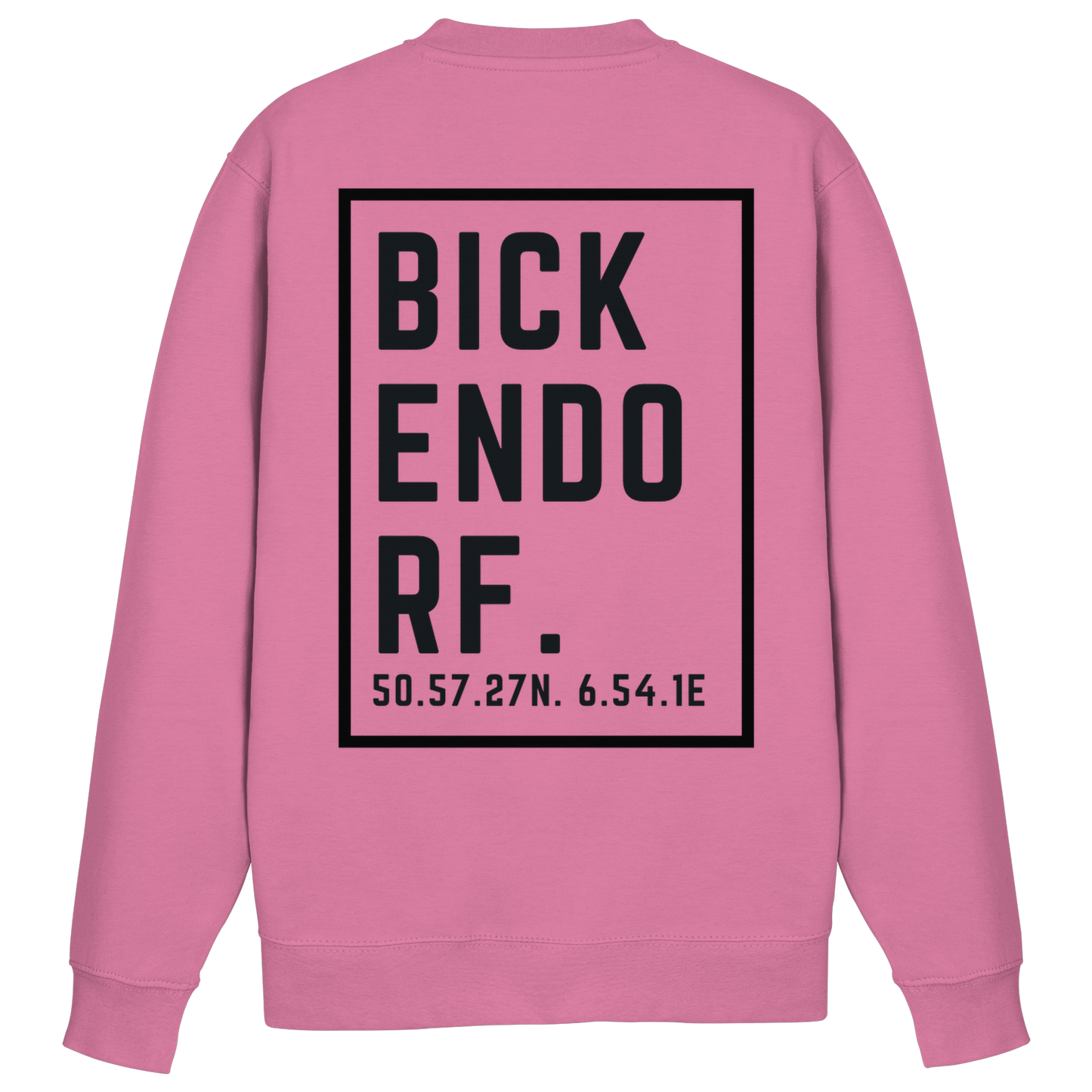 Bickendorf Koordinaten (großer Druck auf dem Rücken) - Basic Sweatshirt