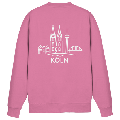 Köln Skyline (großer Druck auf dem Rücken) - Basic Sweatshirt