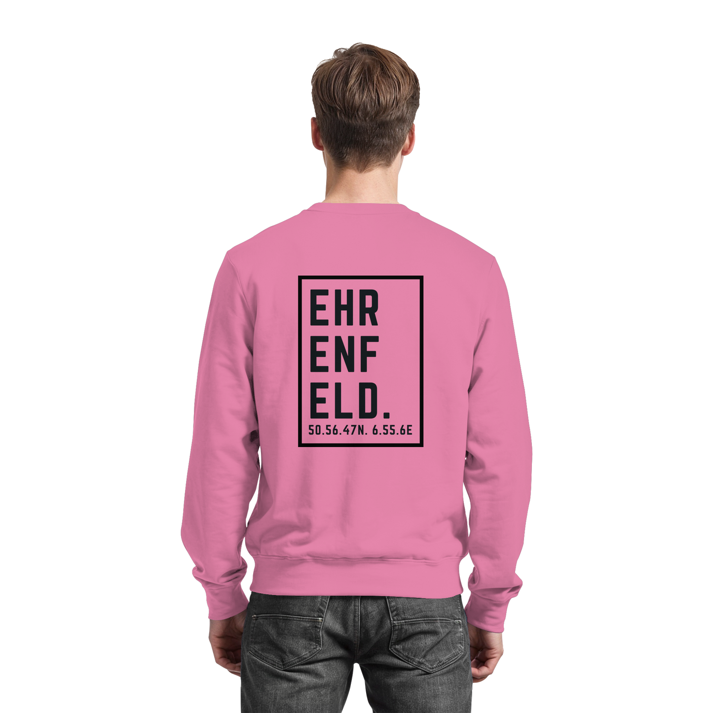 Ehrenfeld Koordinaten (großer Druck auf dem Rücken) - Basic Sweatshirt