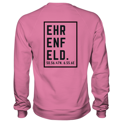 Ehrenfeld Koordinaten (großer Druck auf dem Rücken) - Basic Sweatshirt