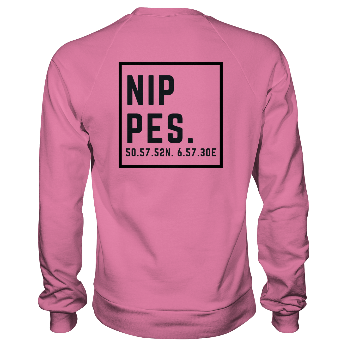 Nippes Koordinaten (großer Druck auf dem Rücken) - Basic Sweatshirt