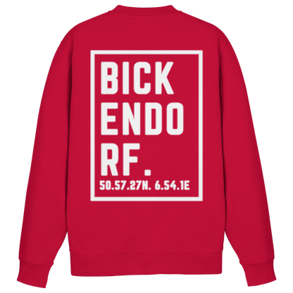 Bickendorf Koordinaten (großer Druck auf dem Rücken) - Basic Sweatshirt