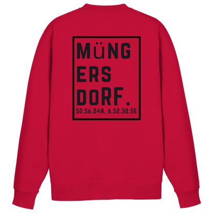 Müngersdorf Koordinaten (großer Druck auf dem Rücken) - Basic Sweatshirt