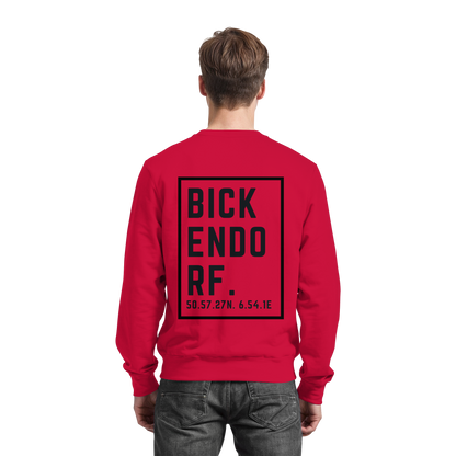 Bickendorf Koordinaten (großer Druck auf dem Rücken) - Basic Sweatshirt